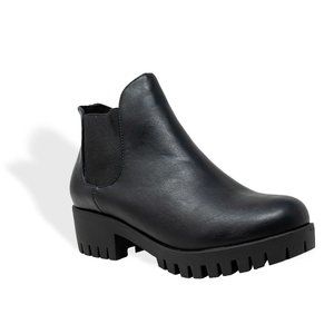 Women's Chelsea Boots Elastic Chunky Block Heel Platform Lug Sole Ankle …